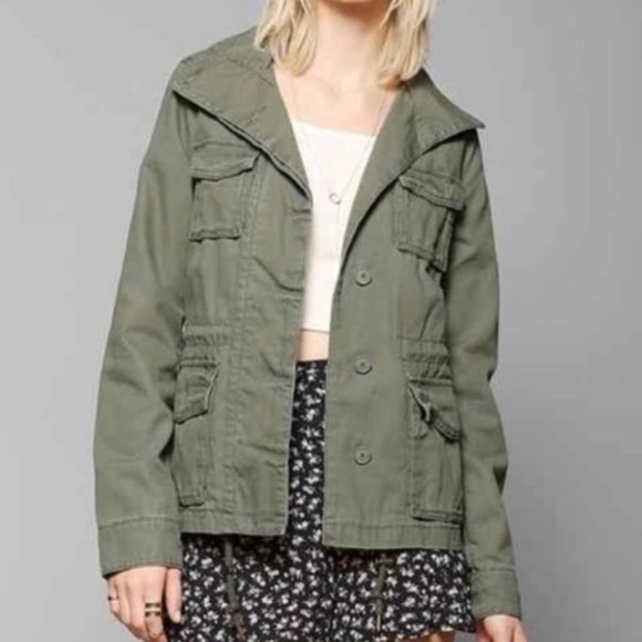 Urban Outfitters Ecote Military Jacket Army Green - Picture 2 of 9